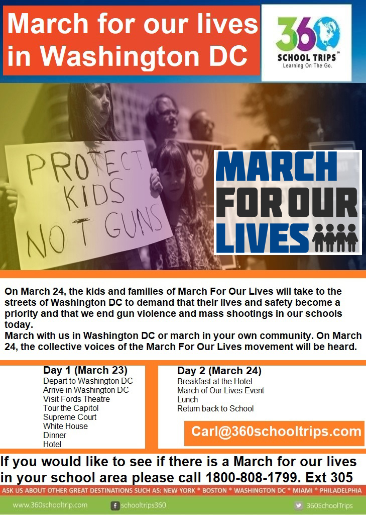 March for our lives in Washington DC
